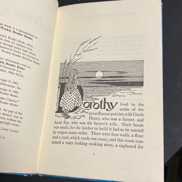 The wizard of Oz The weekly Reader Classics HB Book 1983 - Picture 6 of 7